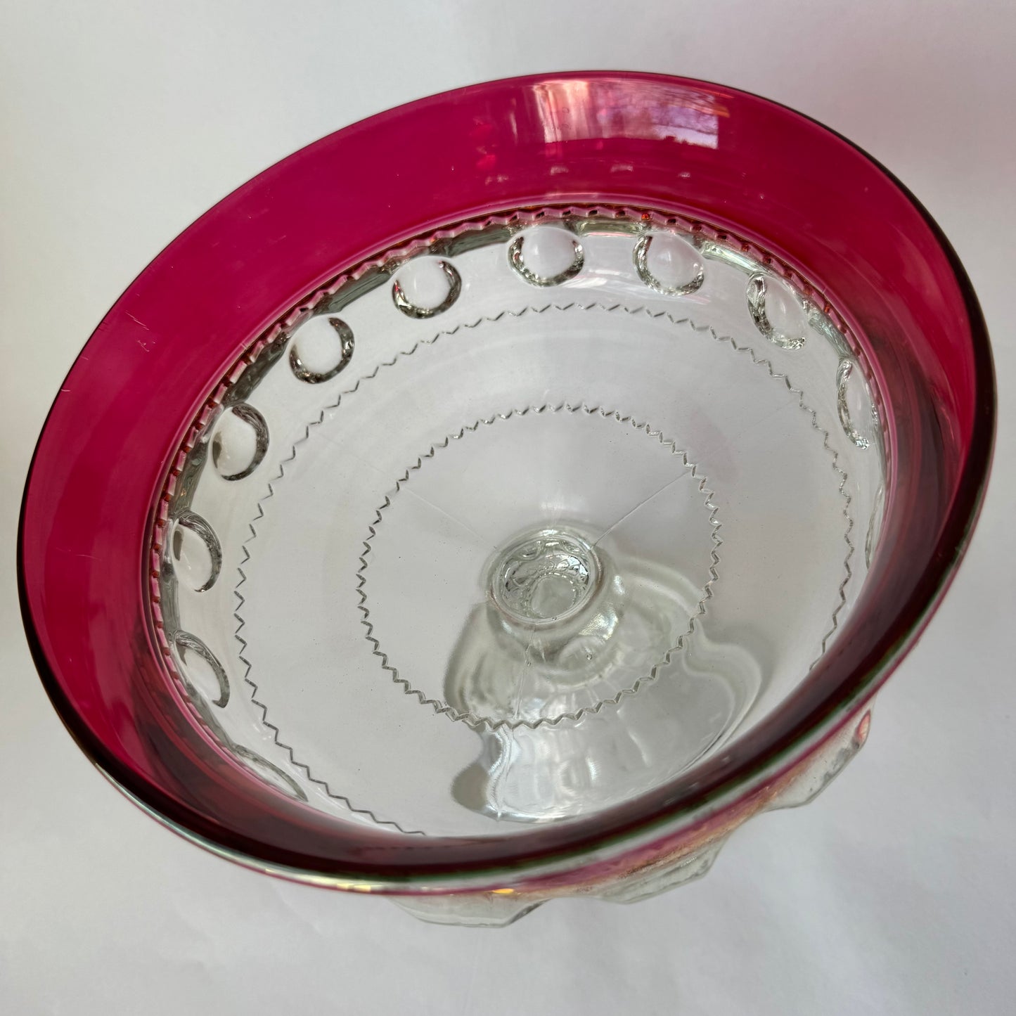 Indiana Glass Pedestal Compote Wedding Bowl