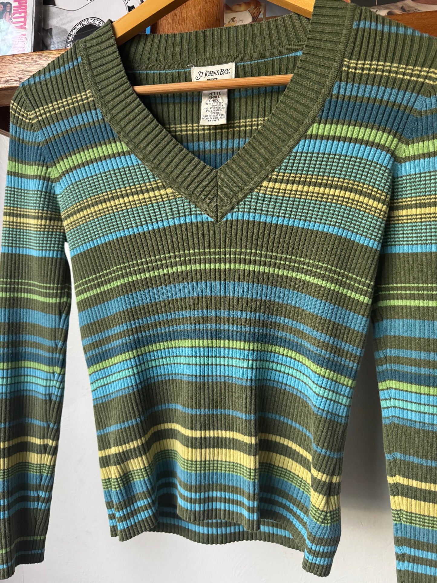 St John’s Bay Striped Long Sleeve