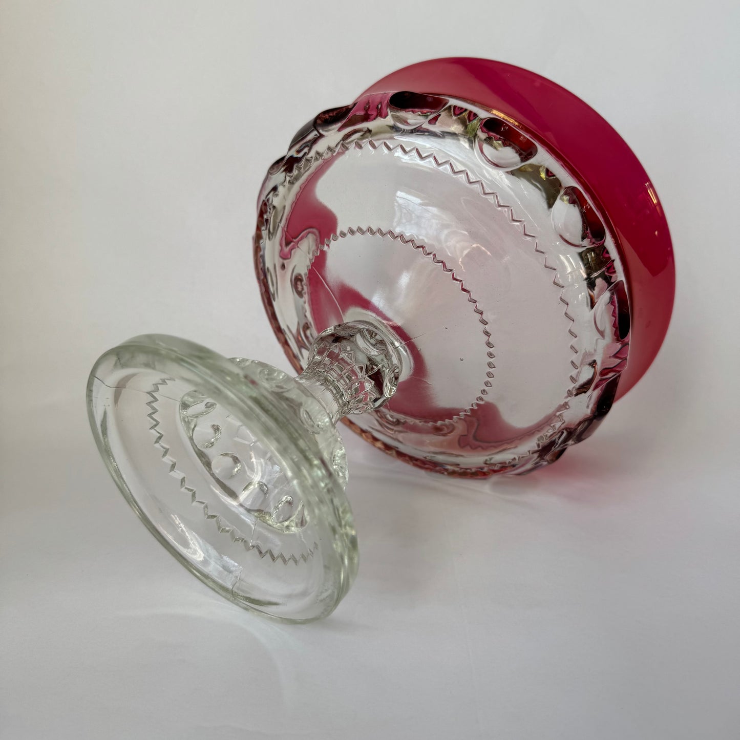 Indiana Glass Pedestal Compote Wedding Bowl