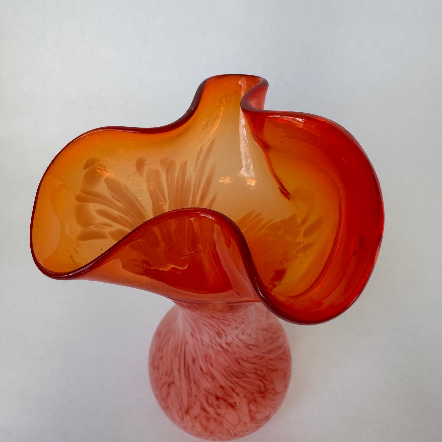 Swung Art Glass Vase
