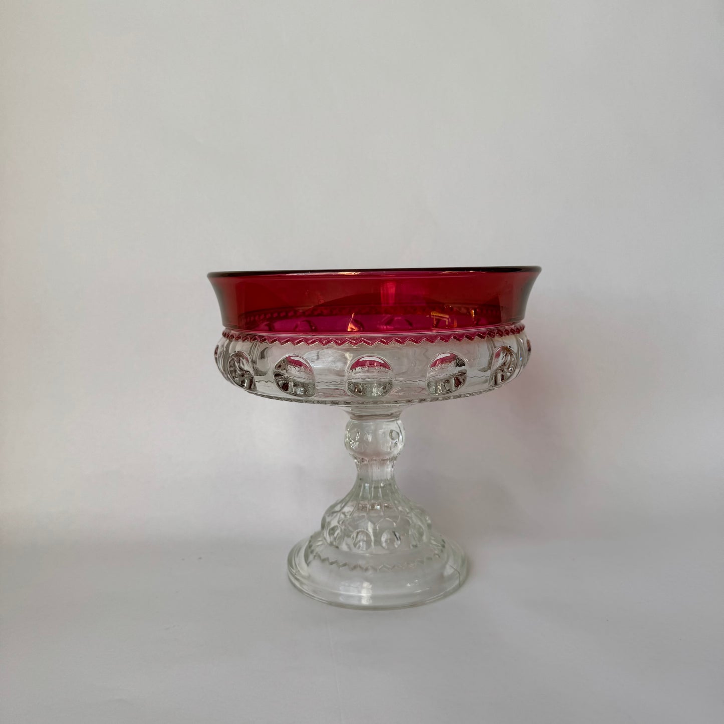 Indiana Glass Pedestal Compote Wedding Bowl