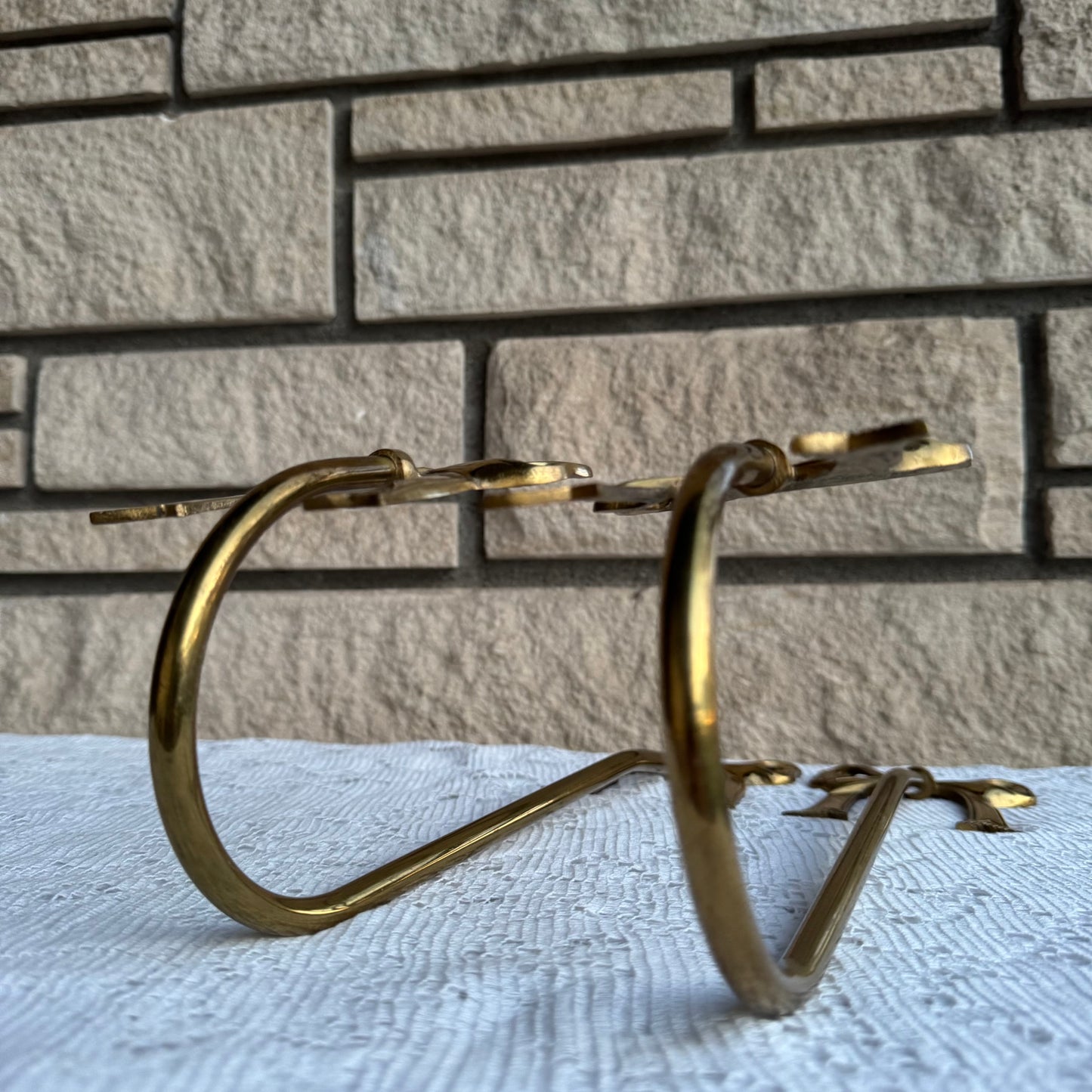 Brass Bow Wall Hooks