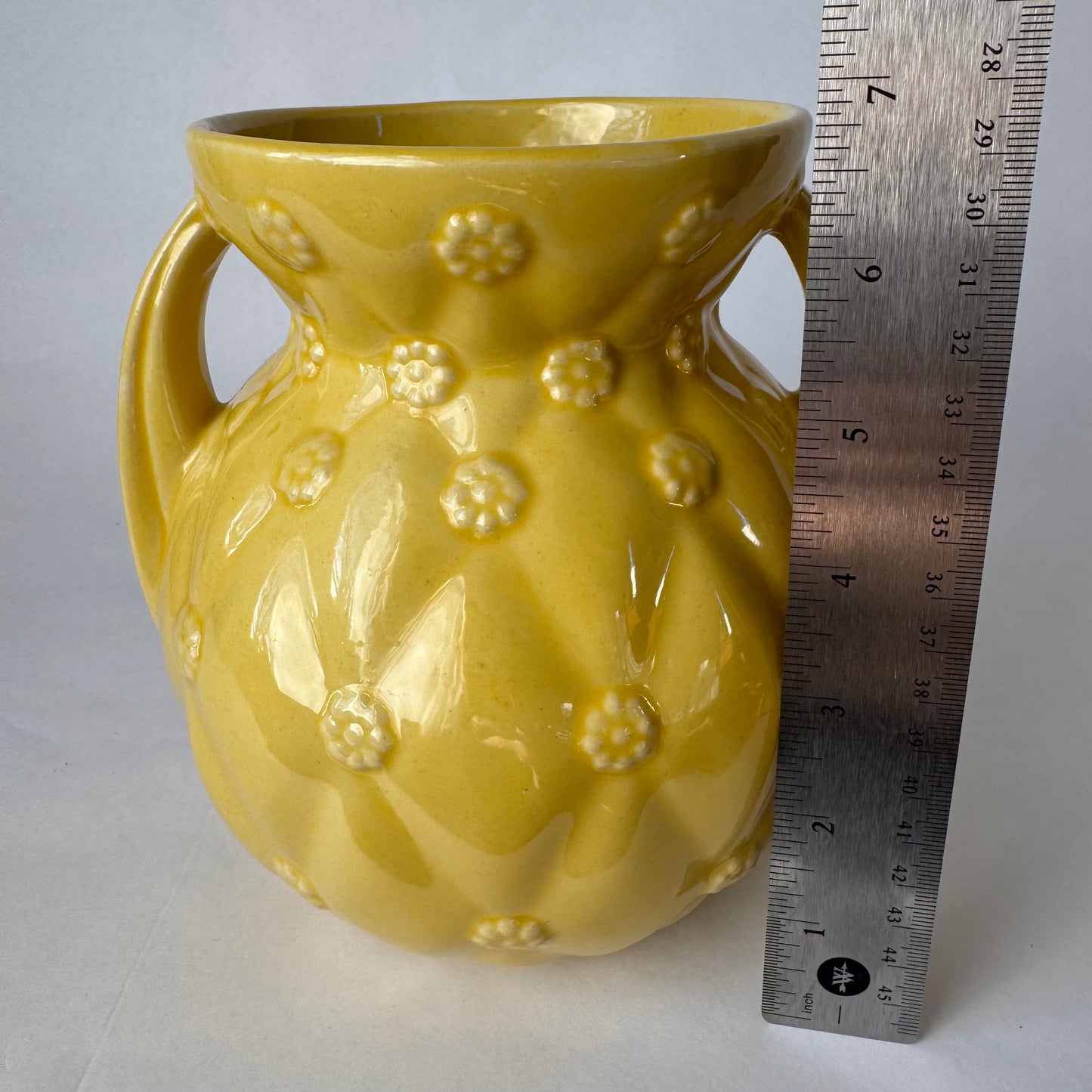 Shawnee Pottery Quilted Flower Vase
