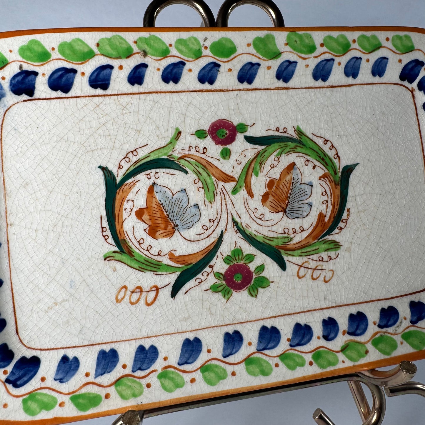 Handpainted Ceramic Serving Tray