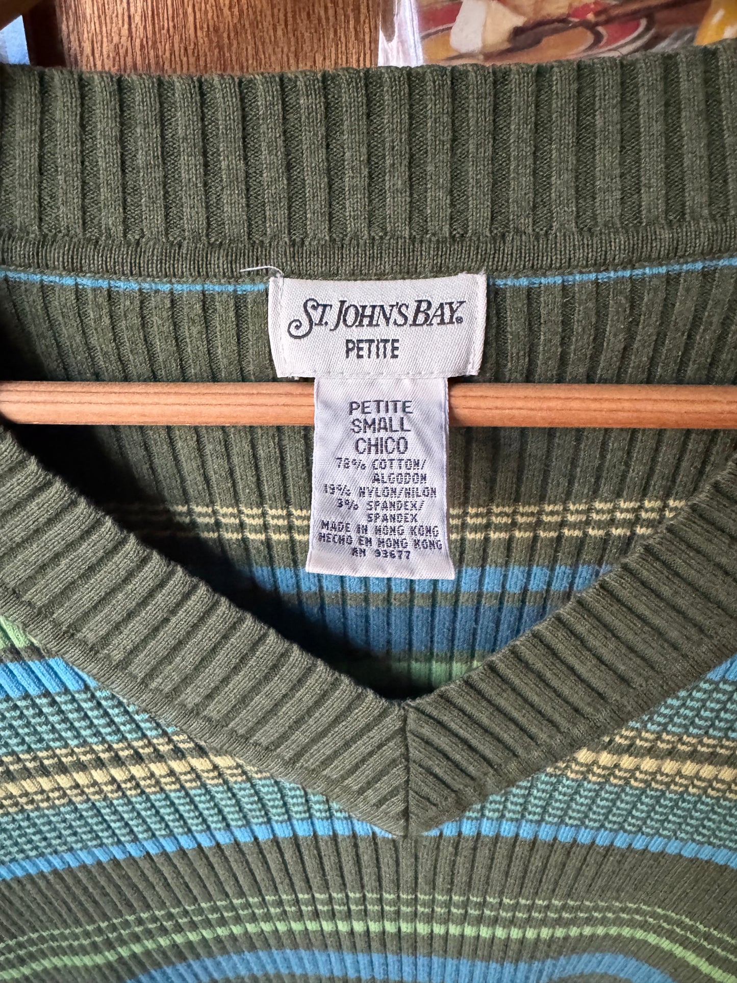St John’s Bay Striped Long Sleeve