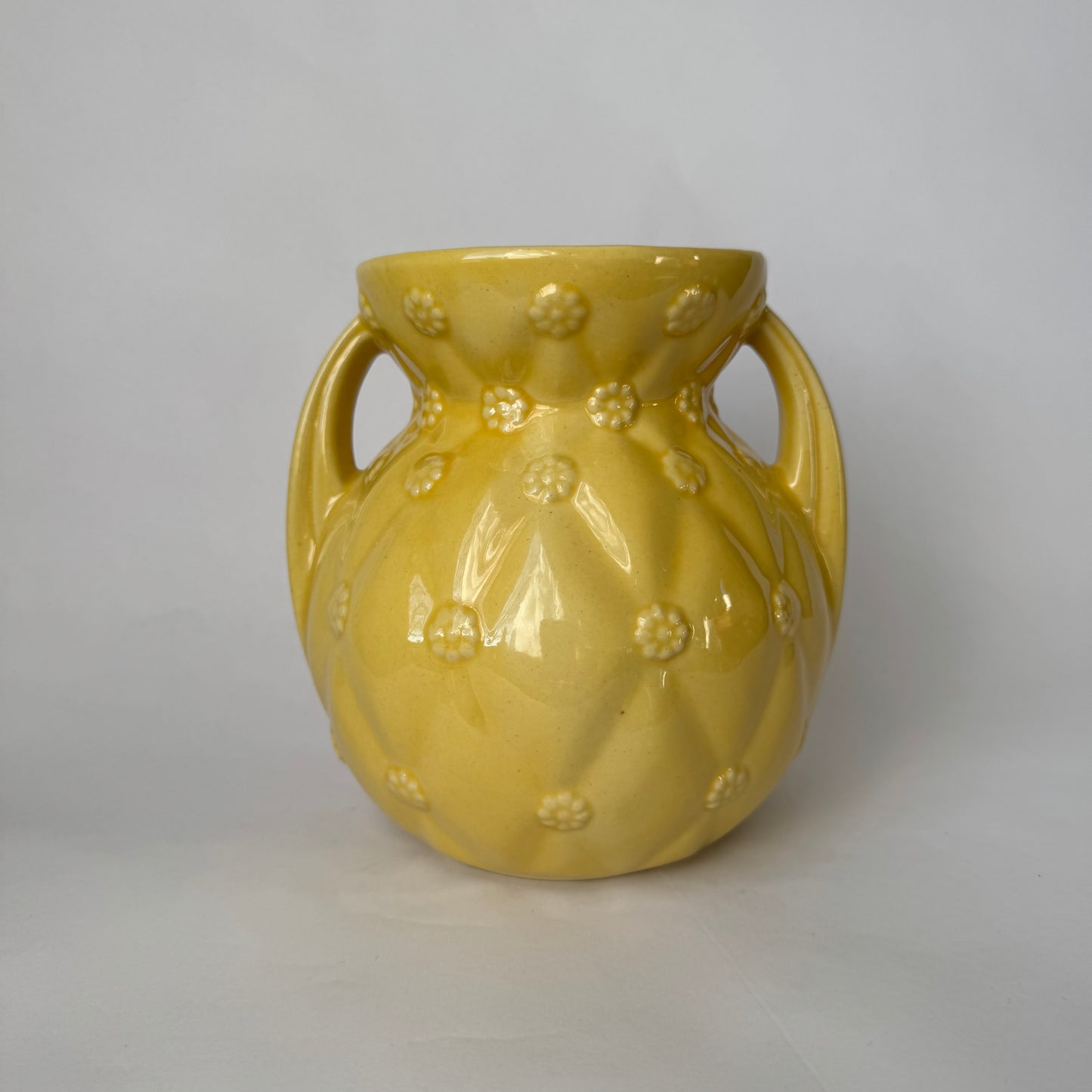 Shawnee Pottery Quilted Flower Vase