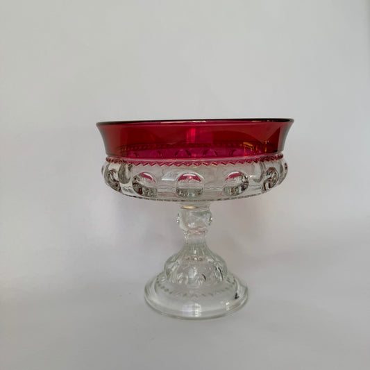 Indiana Glass Pedestal Compote Wedding Bowl