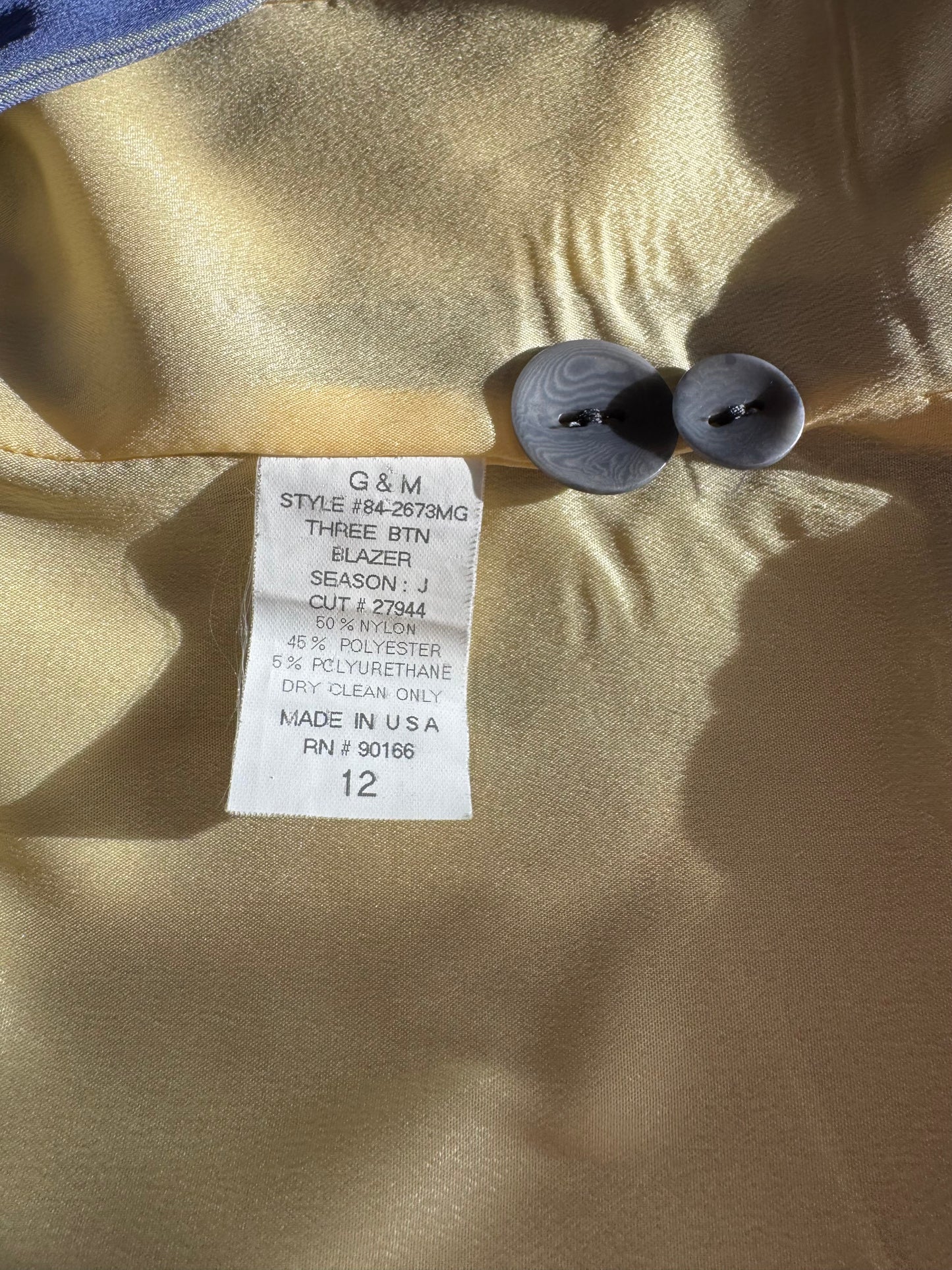 Vintage Garfield & Marks Blazer